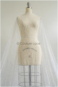 Beautiful pearl lace fabric with lines/ Couture lace fabric with pearls &amp; sequins/ Bridal lace// L22-459
