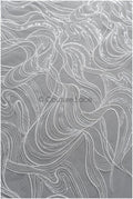 Wunderschöner Spitzenstoff mit Wellenmuster/ Couture Spitzenstoff Off-White/ Braut Wellenspitze// L22-464