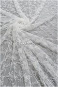 Beautiful pearl lace fabric/ Couture lace fabric with pearls &amp; sequins/ Bridal lace off-white// L22-474