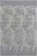 Heavy lace fabric with lines/ Couture lace fabric with beads &amp; sequins/ Couture lace fabric/ Bridal lace// L22-491