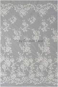 Romantischer Braut Spitzenstoff/ Blumen Spitze Off-White/ floraler Couture Spitzenstoff/ bestickte Spitze// L22-497