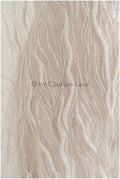 Perlen Spitze Stoff/ Couture Spitze Stoff/ Braut Spitze Stoff/ Perlen Perlen Spitze/ Perlen Welle Spitze // L22-500
