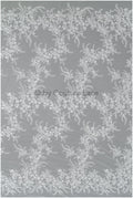 Romantischer Blumen Spitzenstoff/ Wildblumen Spitze Off-White/ Brautspitze mit romantischem Blumenmuster// L22-009