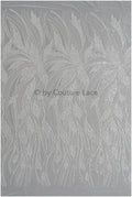 beautiful striped lace fabric/ pearl bridal lace with large branches/ wedding dress lace with pearls/ wedding dress material// L22-511