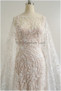 Glitzerperlen Spitzenstoff mit Blumenmuster/ Couture Spitzenstoff mit Perlen/ Braut Couture Spitzenstoff/ Perlenspitze// L22-512