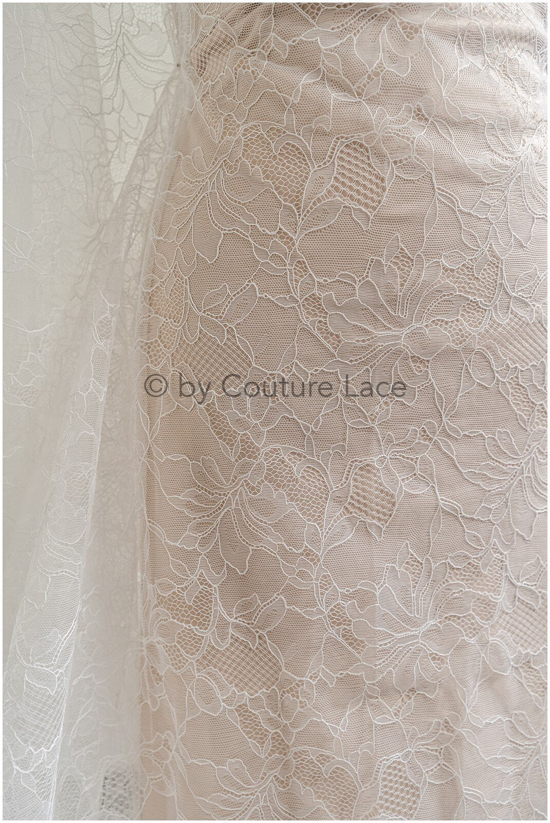 French floral lace/rassel lace for the bride // L22-518