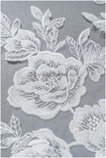 romantischer Blumen-Aufnäher/ Baumwollblumen Applikation/ Brautblumen Applikation/ Brautblumen Applikation// A22-310