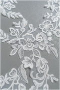 Romantischer Blumen-Aufnäher/ Baumwollblumen Applikation/ Brautblumen Applikation/ Brautblumen Applikation// A22-309