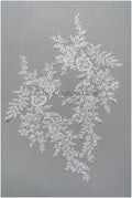 romantischer Blumen-Aufnäher/ Baumwollblumen Applikation/ Hochzeitskleid Spitze Applikation/ Brautblume Applikation// A22-286