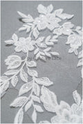 romantischer Blumen-Aufnäher/ Baumwollblumen Applikation/ Brautblumen Applikation/ Brautblumen Applikation// A22-293