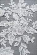 romantischer Blumen-Aufnäher/ Baumwollblumen Applikation/ Brautblumen Applikation/ Brautblumen Applikation// A22-294