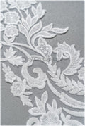 romantische Boho Blumen Spitze Aufnäher/ Baumwolle Blumen Applikation/ Brautkleid Spitzen Applikation// A22-316