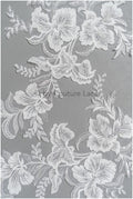 Romantische Wildblumen Spitze Aufnäher/ Baumwolle Blumen Applikation/ Brautkleid Spitze Applikation/ Brautblume Applikation// A22-296