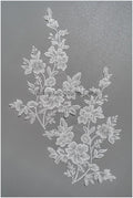 romantische Perlenblumen Spitze Aufnäher/ Baumwollblumen Applikation/ Brautkleid Spitzen Applikation// A22-300