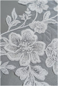 romantische Perlenblumen Spitze Aufnäher/ Baumwollblumen Applikation/ Brautkleid Spitzen Applikation// A22-300