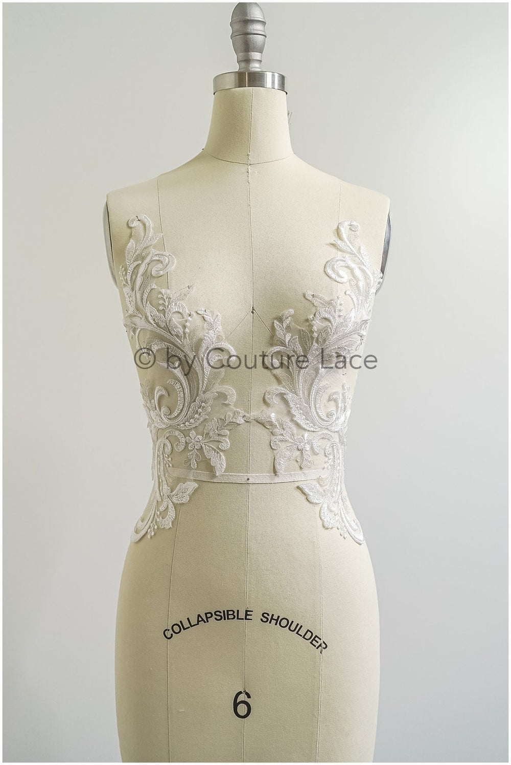 romantische Wildblumen Spitze Aufnäher/ Baumwollblumen Applikation/ Brautkleid Spitze Applikation// A22-301