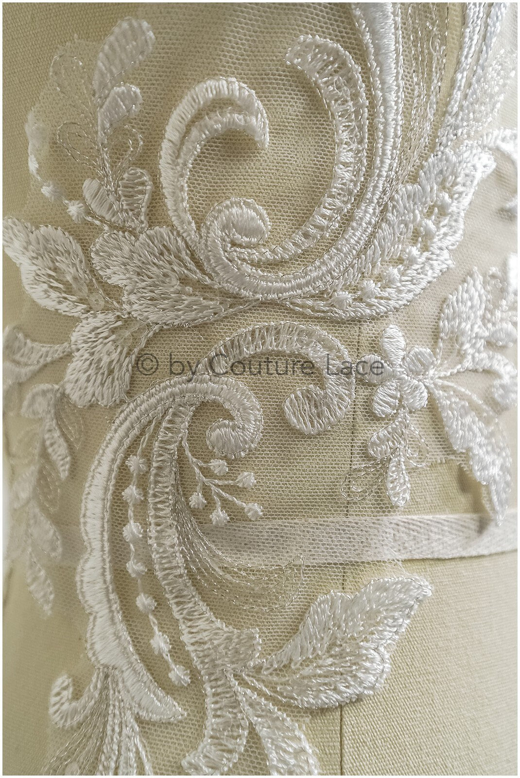 romantische Wildblumen Spitze Aufnäher/ Baumwollblumen Applikation/ Brautkleid Spitze Applikation// A22-301