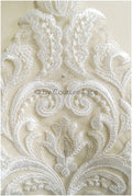 romantische Wildblumen Spitze Aufnäher/ Baumwollblumen Applikation/ Brautkleid Spitze Applikation// A22-302