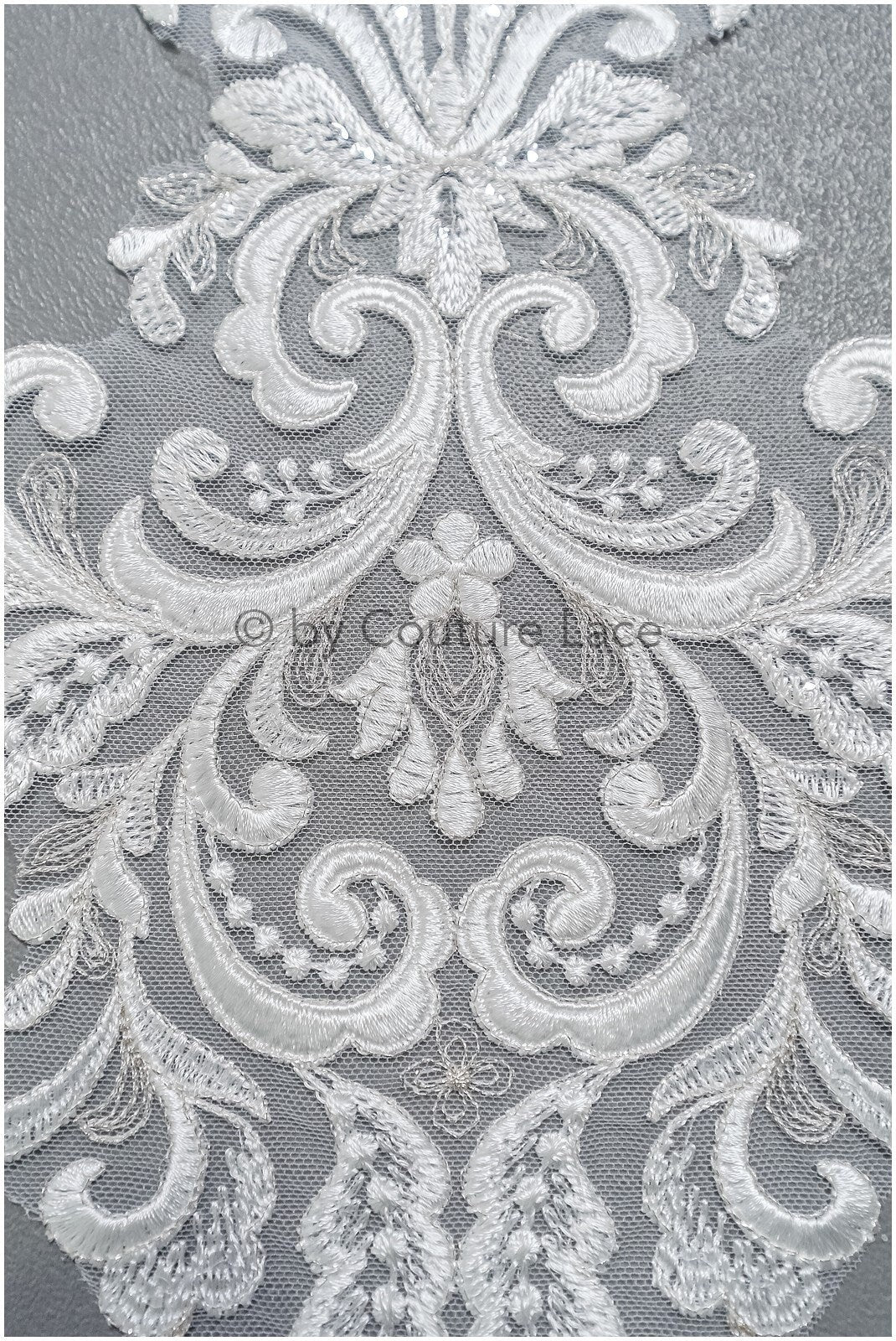 romantische Wildblumen Spitze Aufnäher/ Baumwollblumen Applikation/ Brautkleid Spitze Applikation// A22-302