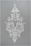 romantische Wildblumen Spitze Aufnäher/ Baumwollblumen Applikation/ Brautkleid Spitze Applikation// A22-304