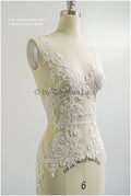 romantische Wildblumen Spitze Aufnäher/ Baumwollblumen Applikation/ Brautkleid Spitze Applikation// A22-305