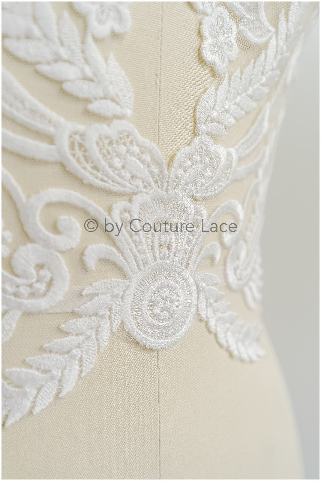 romantische Boho Blumen Spitze Aufnäher/ Baumwolle Blumen Applikation/ Brautkleid Spitzen Applikation// A22-316