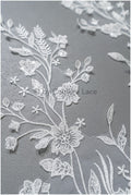 Romantische Wildblumen Spitze Aufnäher/ Baumwollblumen Applikation/ Brautkleid Spitze Applikation// A22-311