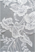 Romantische Wildblumen Spitze Aufnäher/ Baumwolle Blumen Applikation/ Brautkleid Spitze Applikation/ Brautblume Applikation// A22-296