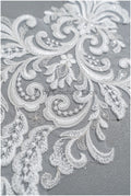 romantische Wildblumen Spitze Aufnäher/ Baumwollblumen Applikation/ Brautkleid Spitze Applikation// A22-302