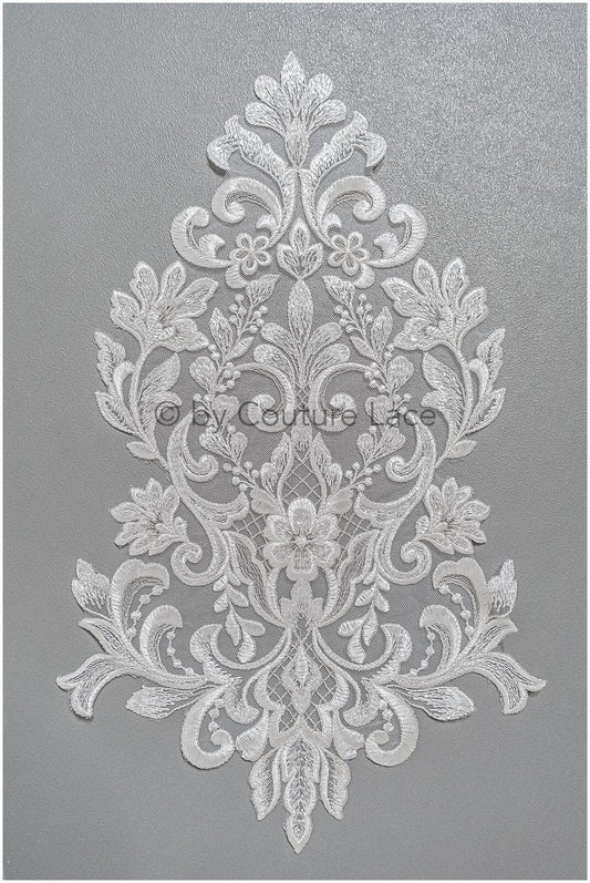 romantische Wildblumen Spitze Aufnäher/ Baumwollblumen Applikation/ Brautblumen Applikation/ Brautblumen Applikation// A22-303