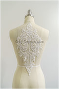 romantische Wildblumen Spitze Aufnäher/ Baumwollblumen Applikation/ Brautkleid Spitze Applikation// A22-304