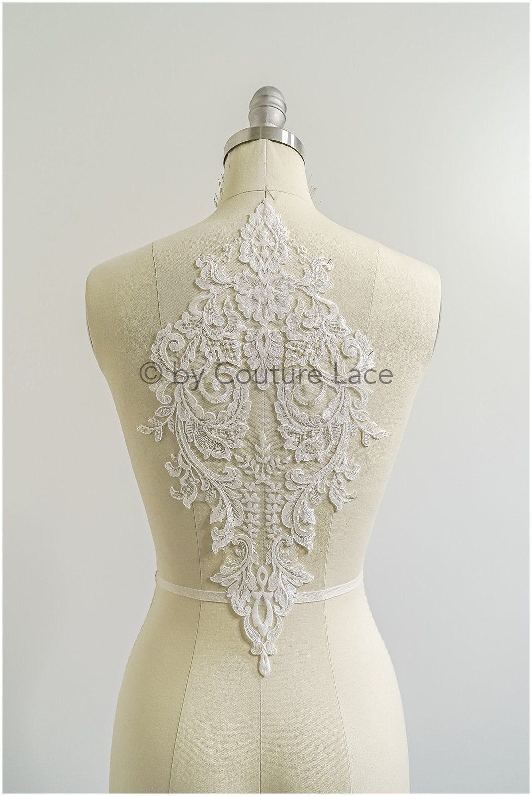 romantische Wildblumen Spitze Aufnäher/ Baumwollblumen Applikation/ Brautkleid Spitze Applikation// A22-304