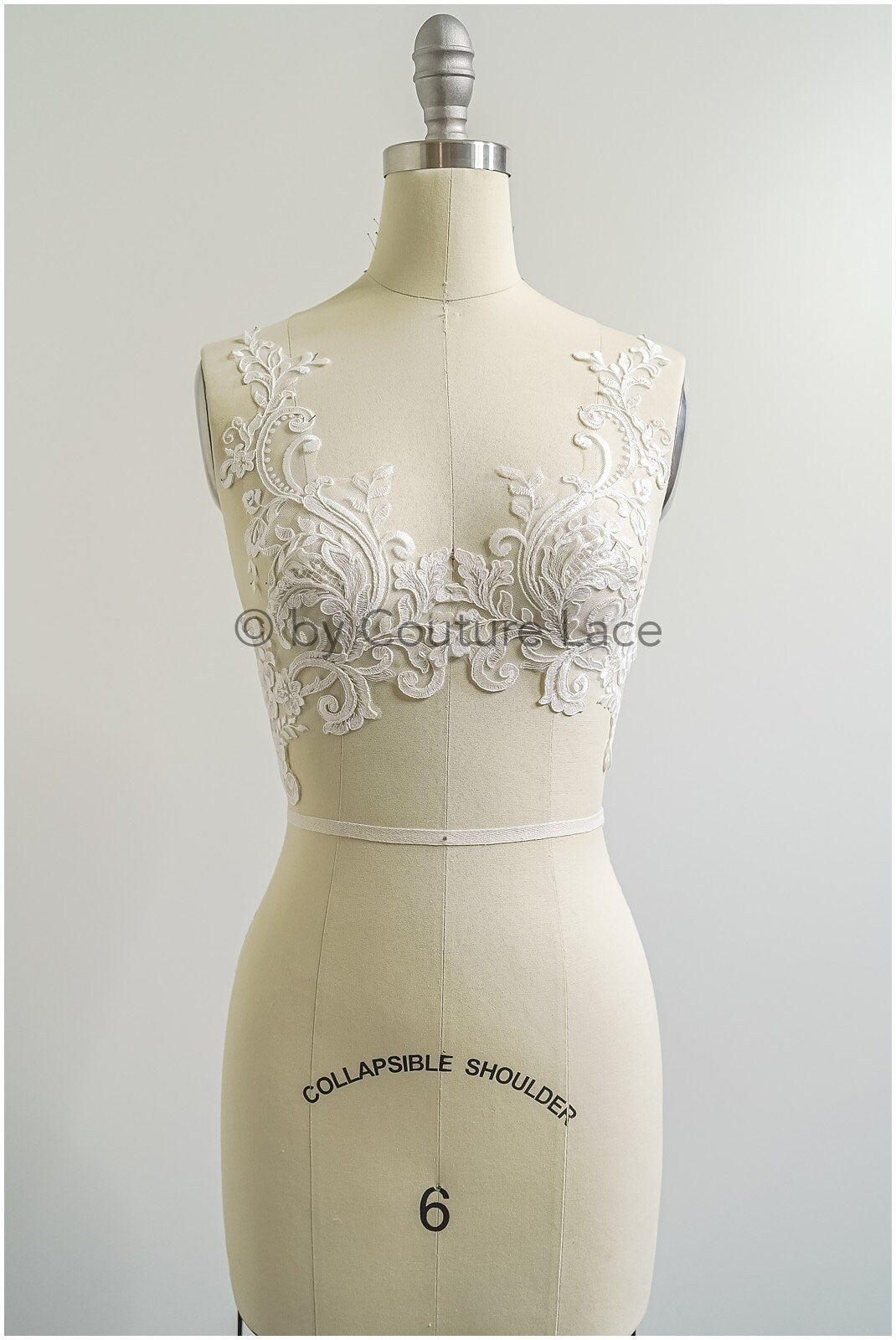 romantische Wildblumen Spitze Aufnäher/ Baumwollblumen Applikation/ Brautkleid Spitze Applikation// A22-305