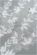 romantische Wildblumen Spitze Aufnäher/ Baumwolle Bestickte Blumen Applikation/ Brautkleid Applikation// A23-314