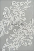 Heavy pearl patch/ pearl flower applique/ bridal leaf applique/ bridal leaf applique// A23-228