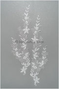 romantische Wildblumen Spitze Aufnäher/ Baumwolle Bestickte Blumen Applikation/ Brautkleid Applikation// A23-314