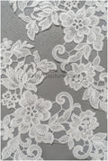 romantische Wildblumen Spitze Aufnäher/ Baumwolle Bestickte Blumen Applikation/ Brautkleid Spitze Applikation// A23-284