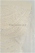 Perlen Spitze Stoff/ Couture Spitze Stoff/ Braut Spitze Stoff/ Perlen Perlen Spitze// L23-175
