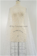 Perlen Spitze Stoff/ Couture Spitze Stoff/ Braut Spitze Stoff/ Perlen Perlen Spitze// L23-175