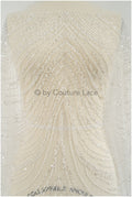 Perlen Spitze Stoff/ Couture Spitze Stoff/ Braut Spitze Stoff/ Perlen Perlen Spitze// L23-175
