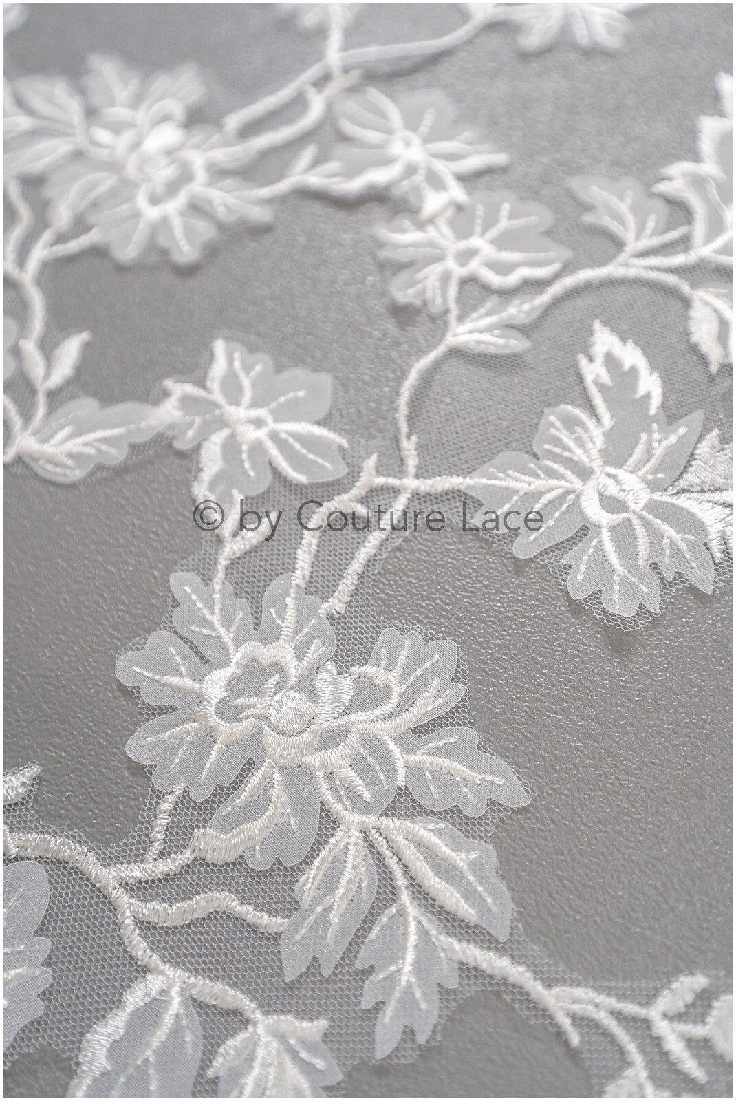 Bestickte 3D Blumen Applikation / Braut Aufnäher / Hochzeitskleid Spitzenapplikation / Brautblatt Applikation / A23-036