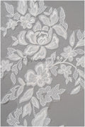 3D Blumen Applikation / 3D Blumen Spitze Applikation / Hochzeitskleid Applikation / Blatt Applikation / A23-075