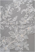 Perlen Blumen Applikation / Perlen Braut Aufnäher / 3D Blumen Applikation / Hochzeitskleid Spitze Applikation / Braut Blatt Applikation / A23-138