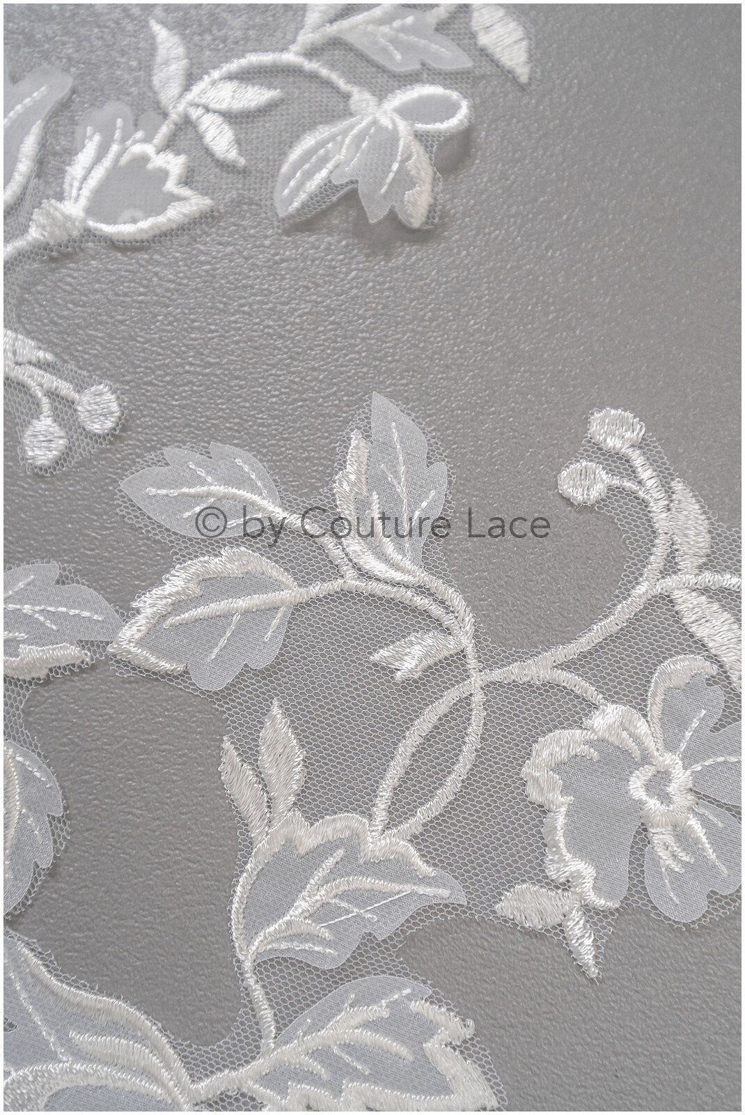 Bestickte 3D Blume Applikation / Braut Aufnäher / Hochzeitskleid Spitzenapplikation / Brautblatt Applikation / A23-166