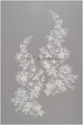 3D Blumen Applikation / Perlen Braut Aufnäher / Hochzeitskleid Spitzenapplikation / Brautblatt Applikation / A23-331