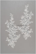 Perlen Blumen Applikation/ Perlen Braut Aufnäher/ Braut Aufnäher/ A23-333