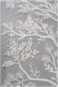 Perlen Blumen Applikation/ Perlen Braut Aufnäher/ Hochzeitskleid Spitzenapplikation/ Brautblatt Applikationen/ A23-334