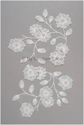 3D Blumen Applikation / 3D Blumen Spitze Applikation / Hochzeitskleid Applikation / Blatt Applikation / A23-325