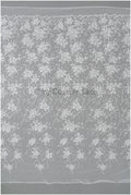 Romantischer Blumen Spitzenstoff Off-White/ hochwertiger bestickter Spitzenstoff mit floralem Muster/ Braut Spitzenstoff// L23-530
