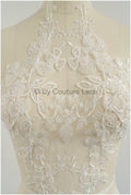 Perlen Blumen Applikation / Perlen Braut Aufnäher / 3D Blumen Applikation / Hochzeitskleid Spitze Applikation / Braut Blatt Applikation / A23-138